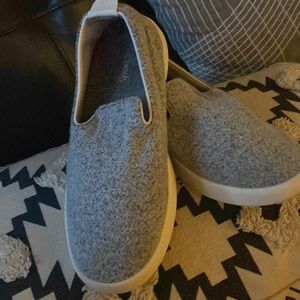 Light Grey Allbirds Wool slip on shoes